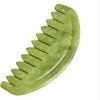 4147Wuy6fDL._AC Jade Head Comb Massage,Natural Jade Stone Head Therapy Massage Comb,Jade Hair Comb Scalp Massager Comb Scalp Care Massage Tool (3.14X1.57X0.16inch)