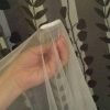 Extra Long 22 Teeth Tulle-wrapped Metal Comb, 8.5cm x 4.8cm, Perfect For Holding Any Long Wedding Veils In Place