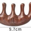 Massage Comb Wooden Scalp Massager Hair Growth Wood Gua Sha