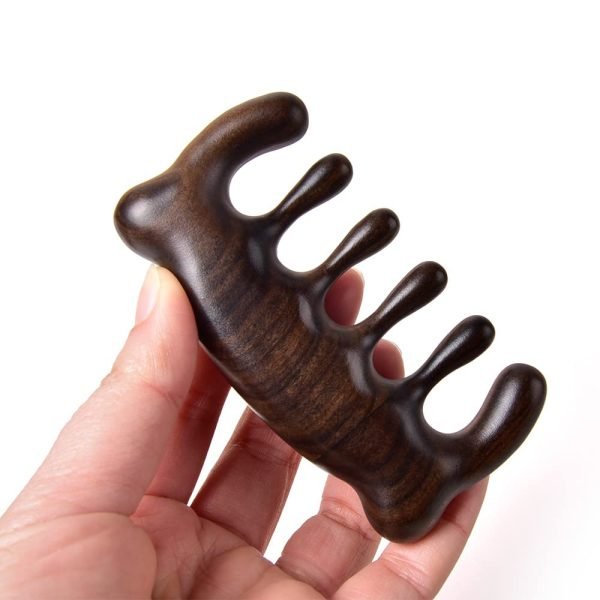 Wooden Hair Comb Massage Cute Bear