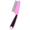 Stainless Steel Fine Tooth Comb Dandruff Comb, Professional Fine Tooth Hair Comb for Kids and Adults