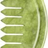 51GiNnECGUL._AC_SL1500 Jade Head Comb Massage,Natural Jade Stone Head Therapy Massage Comb,Jade Hair Comb Scalp Massager Comb Scalp Care Massage Tool (3.14X1.57X0.16inch)