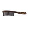 Wooden Hair Comb Wide-tooth Inserted Teeth for Women Curly Hair