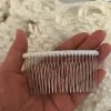 Extra Long 22 Teeth Tulle-wrapped Metal Comb, 8.5cm x 4.8cm, Perfect For Holding Any Long Wedding Veils In Place