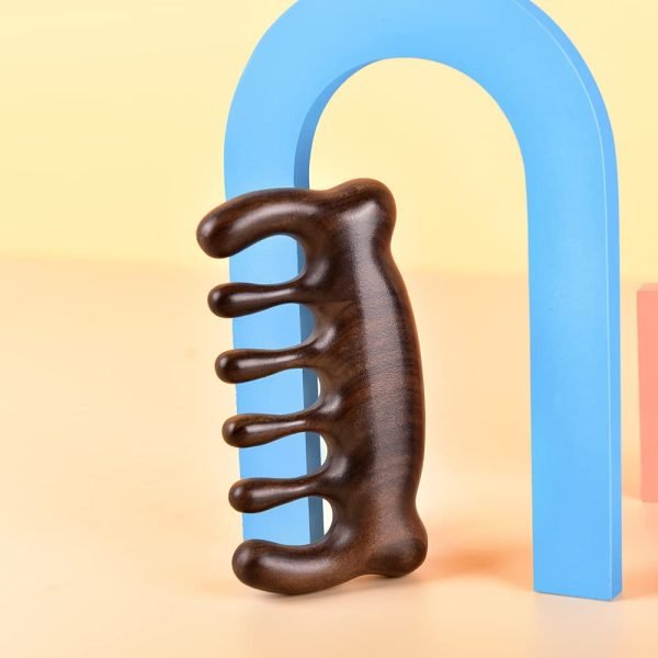 Wooden Hair Comb Massage Cute Bear