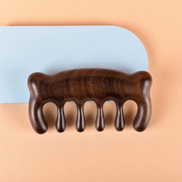 Wooden Hair Comb Massage Cute Bear