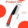 Pieces Stainless Steel Dandruff Fine Tooth Comb High Strength Wide Teeth Hair Combs Professional Hair Grooming Combs Multifunctional Scalp Care Tool Suitable for Kids and Adults