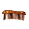 Wooden Hair Comb Wide-tooth Inserted Teeth for Women Curly Hair