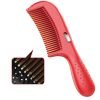 Dandruff Comb, Energy Massage Comb, Hair Dressing Comb,Healthier Scalp and Better Hair Quality, Removal of Dandruff and Dirt Black