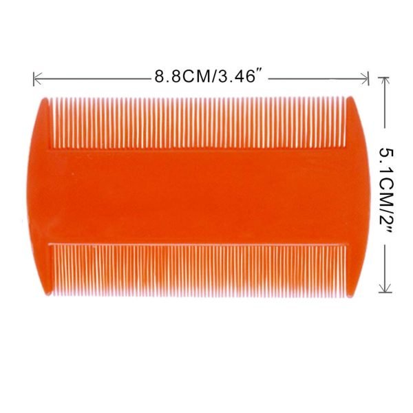 4 Pcs Head Hair Comb Including 2 Pieces Hair Comb Double Sided 2 Pieces Removal Dandruff Comb with Metal Teeth