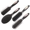 71KfV2tmUnL._SL1500 Pack of 4 Hair Brush Set Anti Static Massage Oval Comb Round Hair Brush Vent Hair Brush Detangling Brush Paddle Brush for Women Men Kid All Wet or Dry Hair's Detangle, Massage, Add Shine, QXDAI-10