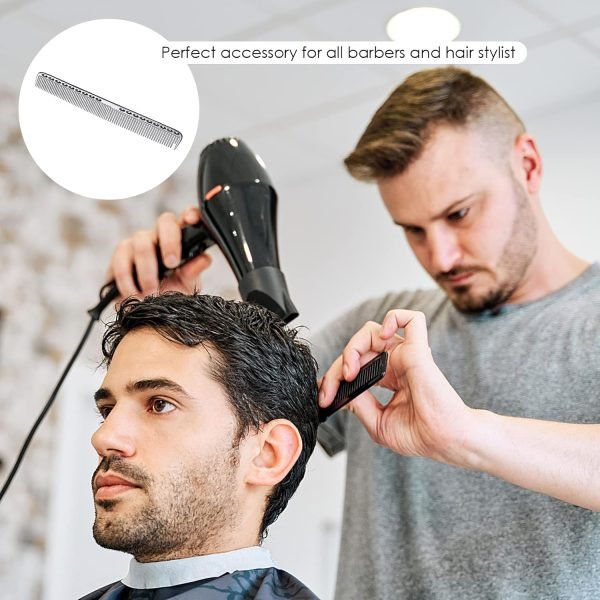 Aviation Aluminum Metal Cutting Comb Hair Hairdressing Barbers Salon Professional Combs