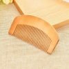 Peach Wood Wooden Comb Anti-Static Comb Close Tooth Comb 2 PCS