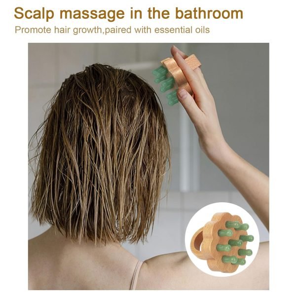 71byX1Z_MVL._SL1500 Scalp Massager,Head Scalp Comb,Jade-Wooden Comb for Head Stress Relax Massage Tool for Hair Growth Relieve Headaches
