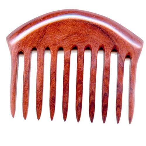 Detangling Wooden Comb Ten Tooth Hand Carved