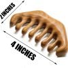 71dZLRDCK2L._AC_SL1500 Loc Comb 2 Pack Massage Comb Wooden Scalp Massager Wood Head Massager Green Sandalwood Wooden Comb for Women Men