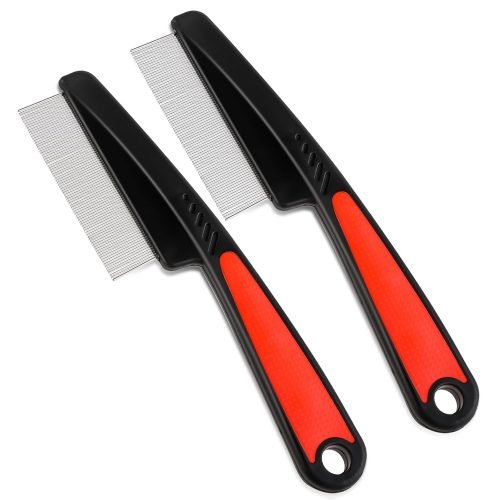 Pieces Stainless Steel Dandruff Fine Tooth Comb High Strength Wide Teeth Hair Combs Professional Hair Grooming Combs Multifunctional Scalp Care Tool Suitable for Kids and Adults