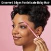 Slick Back Hair Brush, 3 Pcs Comb Set Edge Brush Bristle Hair Brush Rat Tail Comb, Curly Hair Brush, Styling Tools & Appliances, Hair Styling Tools, Parting Comb,Teasing Comb for Women Baby Pink
